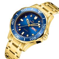 Relógio Clássico azul 007 Masculino SWISH