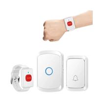 Relógio Com Botão De Chamada SOS Sem Fio Para Idosos Alarme De Emergência Com Um Toque Para