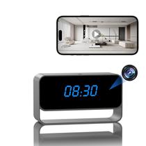 Relógio com câmera escondida HispyCam FHD 1080P WiFi com visão noturna Relógio com câmera escondida HispyCam FHD 1080P WiFi com visão noturna