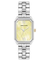 Relógio com pulseira feminina Anne Klein amarela em madrepérola Relógio com pulseira feminina Anne Klein amarela em madrepérola