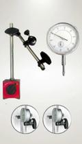 Relógio Comparador 0-10mm 0.01mm c/ Base Magnética Relógio Comparador 0-10mm 0.01mm c/ Base Magnética