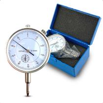 Relógio Comparador 0-10mm P/ Base Magnética Ajuste Fino