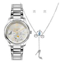 Relógio Condor Disney Feminino Cinderela Prata CO2035NNB/K4K Relógio Condor Disney Feminino Cinderela Prata CO2035NNB/K4K