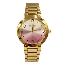 Relógio Condor Feminino Aço Dourado Fashion Degradê COPC21JBQ4T