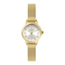 Relógio Condor Feminino Dourado Analógico Casual Luxo Mini