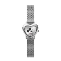 Relógio Condor Feminino Ref: Co2035ocx/4k Prateado Mesh Coração Mickey