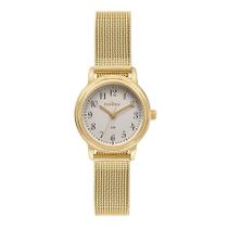 Relógio Condor Feminino Ref: Copc21aebb/4c Casual Dourado
