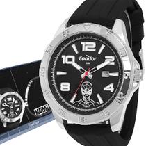 Relógio Condor Masculino 1 Ano De Garantia Prata Prova Dágua