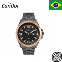 Relógio Condor Masculino Analogico Aço Preto Co2115kwj/4c