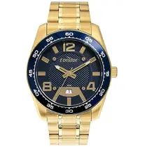 Relógio Condor Masculino - Copc32Gc/4A - Dourado Fundo ul Relógio Condor Masculino - Copc32Gc/4A - Dourado Fundo ul