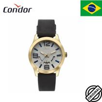 Relógio Condor Masculino Couro Data Barato Co2115kty/2c