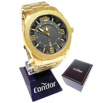 Relógio Condor Masculino Dourado COPC32DZ/4D