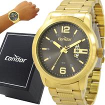 Relógio Condor Masculino Dourado Original com garantia de 1 ano