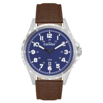 Relógio Condor Masculino Militar Prata - CO2115NCY/5K Relógio Condor Masculino Militar Prata - CO2115NCY/5K