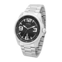 Relógio Condor Masculino Oversized Prateado Resistente a Água CO2117AYK4P