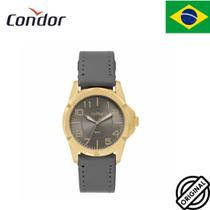 Relógio Condor Masculino Pulseira Couro Barato Co2035kxf/2c