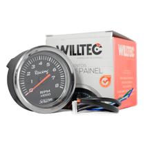 Relógio Contagiro 8000 Rpm Willtec Ajuste Marcha Lenta 85mm
