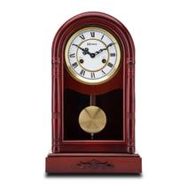 Relógio Corda Pêndulo Mesa Mogno Herweg 530015 Tip Carrilhão Relógio Corda Pêndulo Mesa Mogno Herweg 530015 Tip Carrilhão
