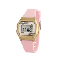 Relógio Cosmos Feminino Ref: Os48863h Digital Vintage Dourado