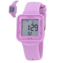 Relógio Cosmos Feminino Ref: Os48881l Digital Retangular Rosa Relógio Cosmos Feminino Ref: Os48881l Digital Retangular Rosa
