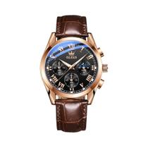 Relógio Cronógrafo À Prova D'Água Masculino OLEVS 2871 Marca De Luxo Quartz Com Fases Da Lua Relógio Cronógrafo À Prova D'Água Masculino OLEVS 2871 Marca De Luxo Quartz Com Fases Da Lua