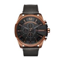 Relógio cronógrafo masculino Diesel Mega Chief em ouro rosa 51 cm
