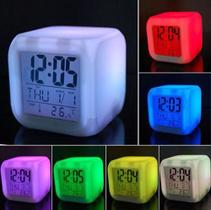 Relógio Cubo Despertador 8 Peças