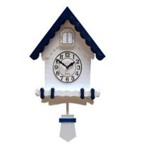 Relogio Cuco Parede 3D Pendulo Musical Estilo Madeira Alemao Vintage Decorativo Escritorio Sala Relogio Cuco Parede 3D Pendulo Musical Estilo Madeira Alemao Vintage Decorativo Escritorio Sala