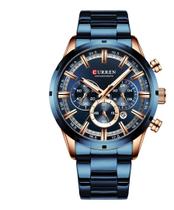 Relógio Curren Masculino 8355 Azul Aço Relógio Curren Masculino 8355 Azul Aço