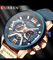 Relógio curren pulseira azul