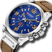 Relógio Curren Technos 8314 9620 para homens com caixa de 47 mm