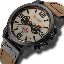 Relógio Curren Technos 8314 9620 para homens com caixa de 47 mm