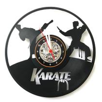 Relógio D Parede, Disco De Vinil, Karate, Luta - Avelar Criações