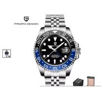 Relógio de Aço Inoxidável Automático Submariner Diver 100m Pagani Design 1662