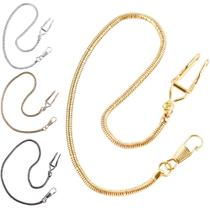 Relógio de bolso Chain Tiong Clip Vintage Metal Alloy Snake