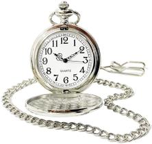 Relógio De Bolso Com Corrente Quartz Vintage Clássico - Yisuya