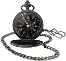 Relógio De Bolso Com Corrente Quartz Vintage Clássico - Yisuya