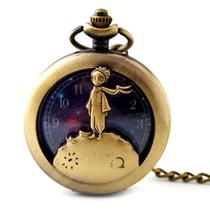 Relógio de bolso Littles Princes com tema de anime Quartz para crianças