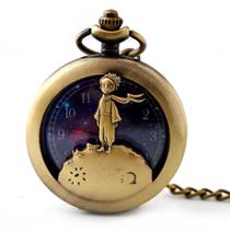 Relógio de bolso Littles Princess Retro para crianças em liga leve de 4,7 cm