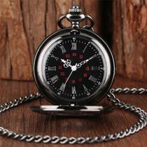 Relógio De Bolso Luxo Quartz Vintage Corrente Estojo - Yisuya
