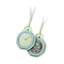 Relógio De Bolso Octogonal Cor Doce Com Movimento De Quartzo E Cordão Removível - Novo Estilo Pop