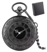 Relógio De Bolso Ponteiro Romanos Clássico Vintage Corrente Relógio De Bolso Ponteiro Romanos Clássico Vintage Corrente