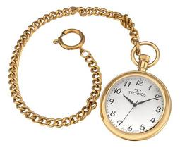 Relógio De Bolso Technos Heritage Retro Vintage 2035neh/1b Dourado