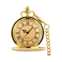 Relógio De Bolso Vintage Steampunk Multicolorido Com Números Romanos, Pingente Para Homens E Relógio De Bolso Vintage Steampunk Multicolorido Com Números Romanos, Pingente Para Homens E