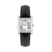 Relógio De Casal À Prova d'Água Com Pulseira De Couro, Quartzo, Casual, Moda, Mostrador Quadrado