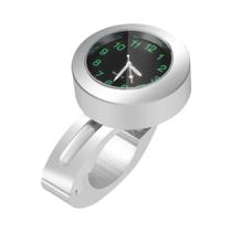 Relógio De Guidão De Motocicleta À Prova d'Água Com Luz De Visão Noturna 22-25mm Montagem Para