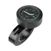 Relógio De Guidão De Motocicleta À Prova d'Água Com Luz De Visão Noturna Universal Para Montagem Em