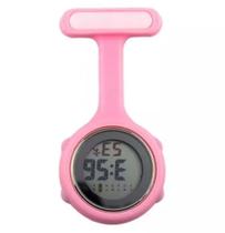 Relógio De Lapela Digital Led Enfermagem Esportes Silicone - Memory Watch