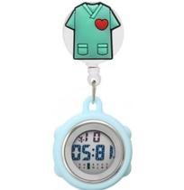 Relógio De Lapela Enfermagem Digital Led Cronômetro Broche Relógio De Lapela Enfermagem Digital Led Cronômetro Broche