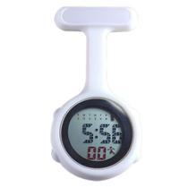 Relógio De Lapela Enfermagem Digital Led Silicone Broche